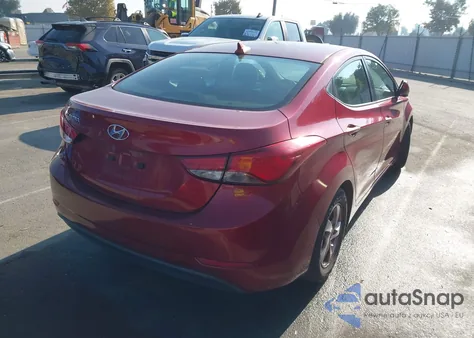 2014 Hyundai Elantra Se из США, поврежденный, VIN 5NPDH4AE2EH497090